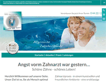 Tablet Screenshot of dr-herrnberger.de